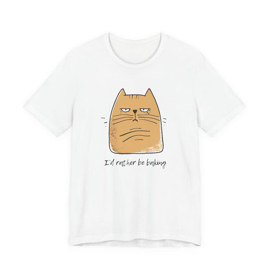 Funny Cat Shirt For Bakers and Introverts